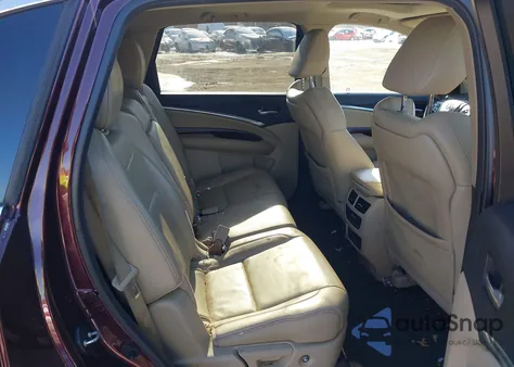 2017 Acura Mdx Technology Package из США, поврежденный, VIN 5FRYD4H53HB011665